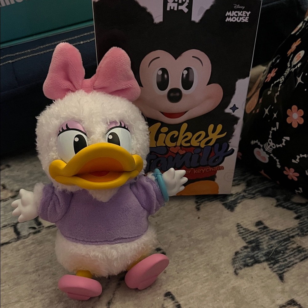Disney Daisy Duck Plush with Pink and Purple